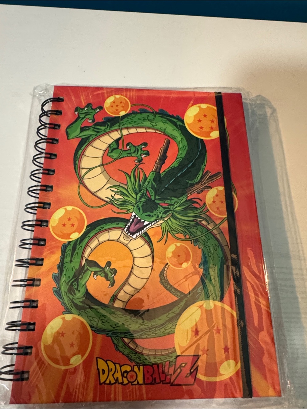 Dragon Ball Z Spiral Notebook with Shenron Dragon - Orange